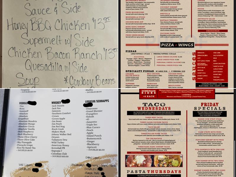 Moondance Restaurant Menu