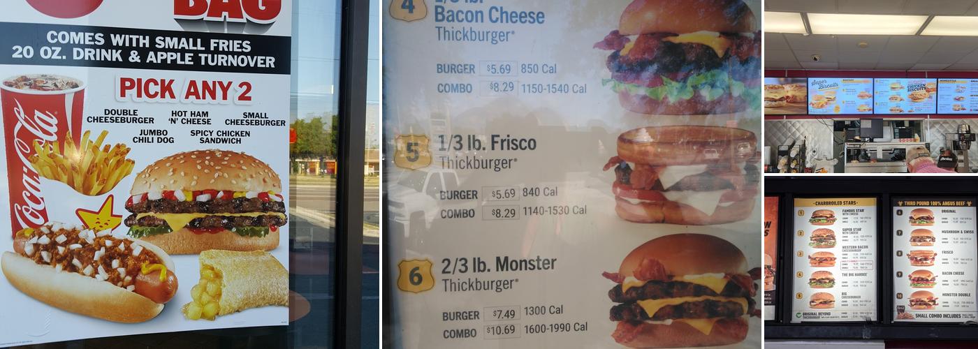 Hardee's Menu