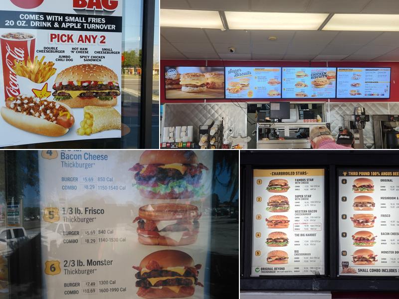 Hardee's Menu