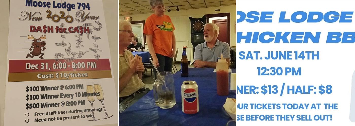 Moose Lodge 794 Menu