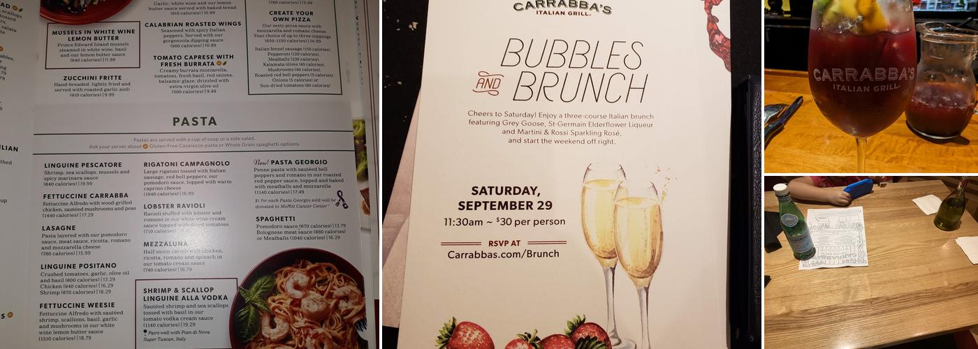 Carrabba's Italian Grill Menu