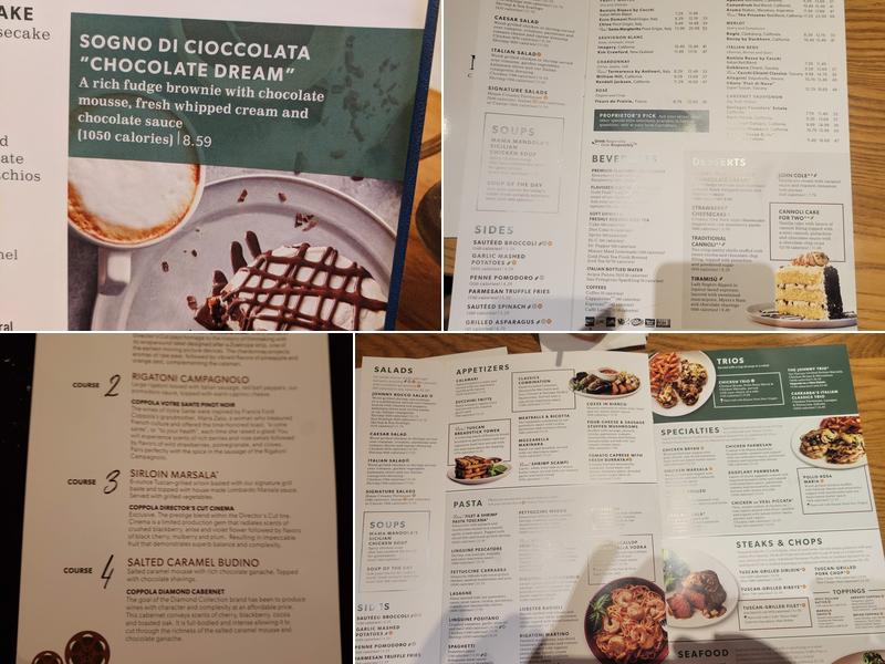 Carrabba's Italian Grill Menu