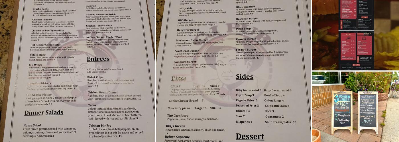 CJ PUB Menu