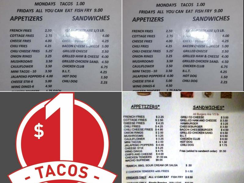 Cascaddan Lounge Menu