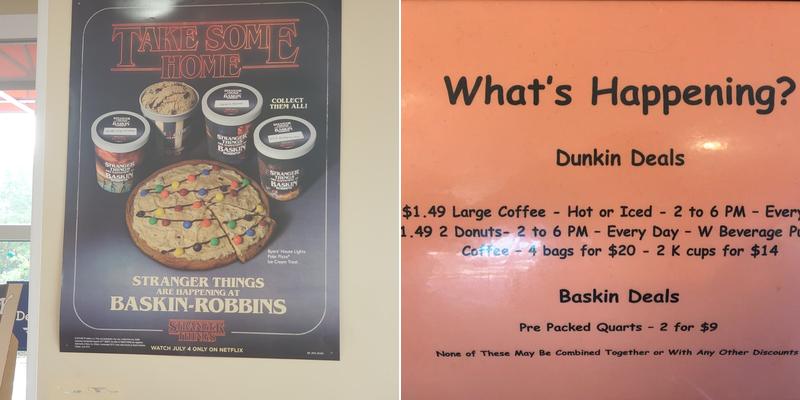 Dunkin' Menu