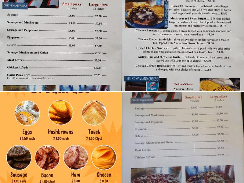 Bree's Inn Menu