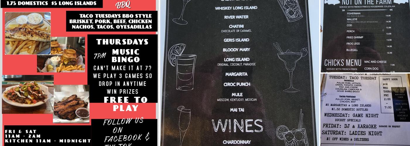 Huron River Inn Bar-B-Q Menu