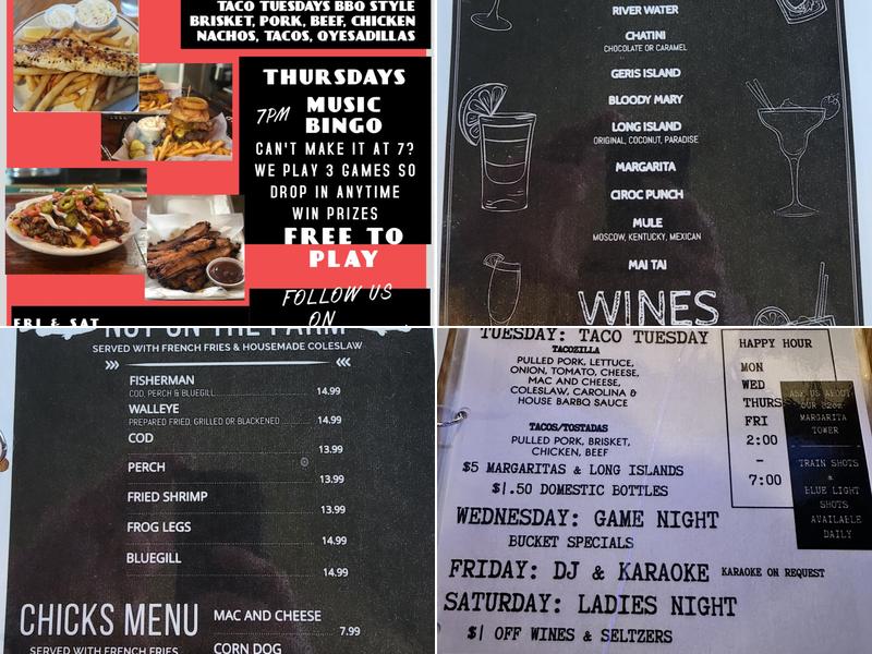 Huron River Inn Bar-B-Q Menu