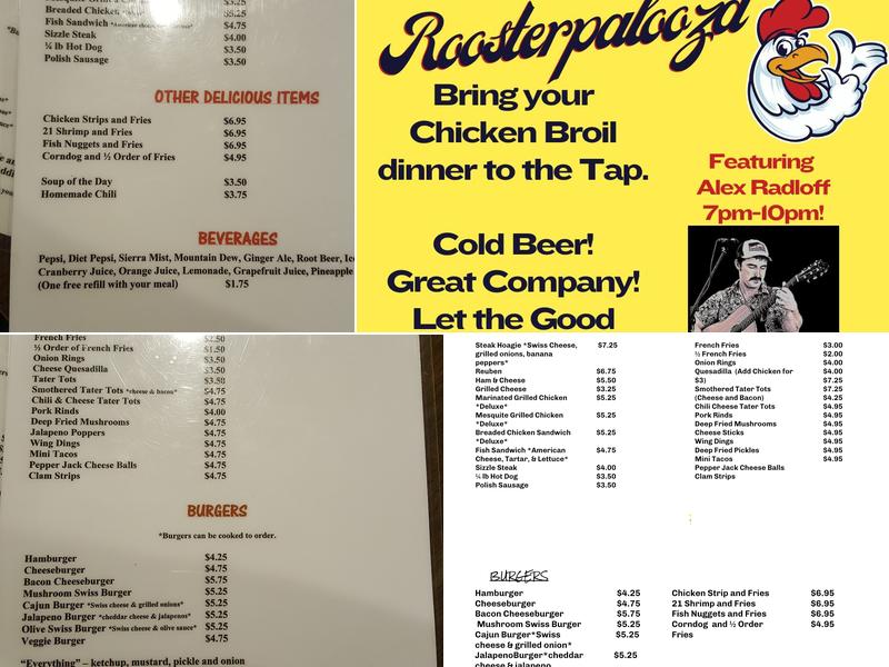 The Village Tap Menu