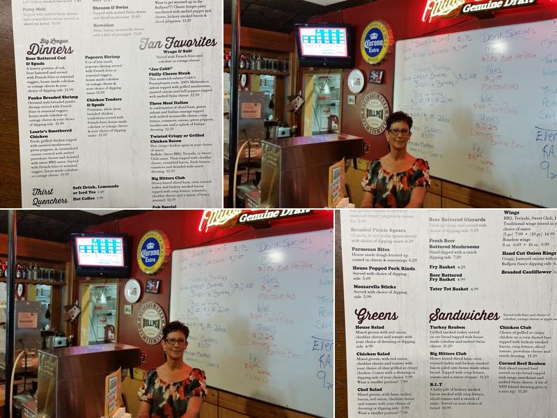 The Bull Pen Sports Pub Menu