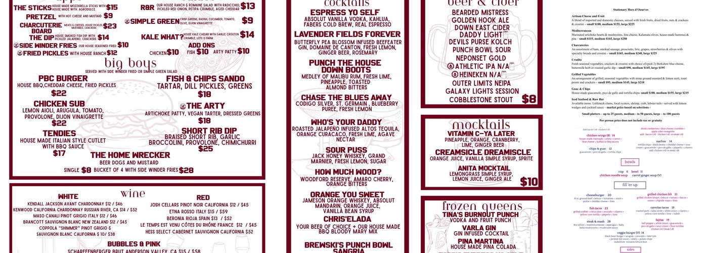 The Vault Menu