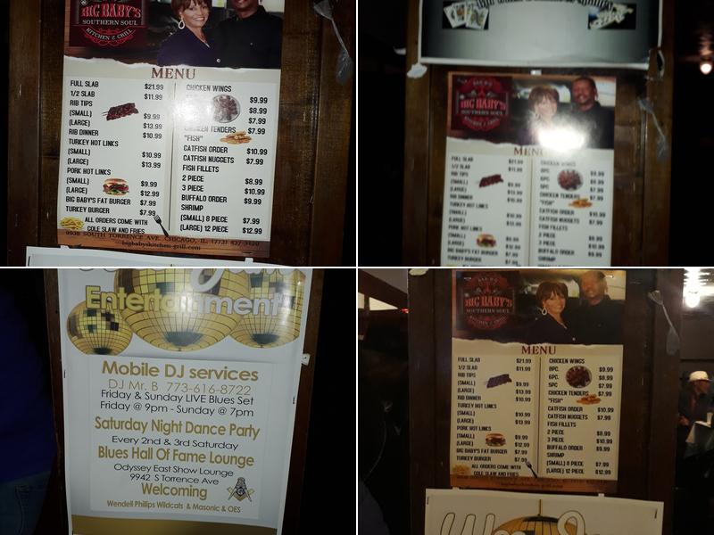 East Odyssey Lounge Menu