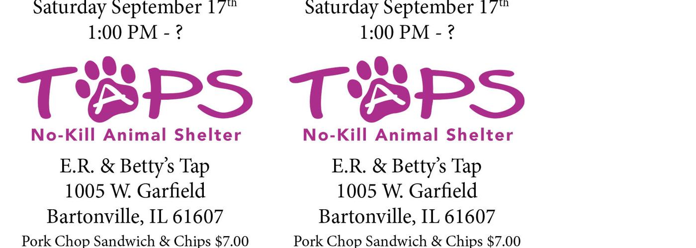 E.R. & Betty's Tap Menu