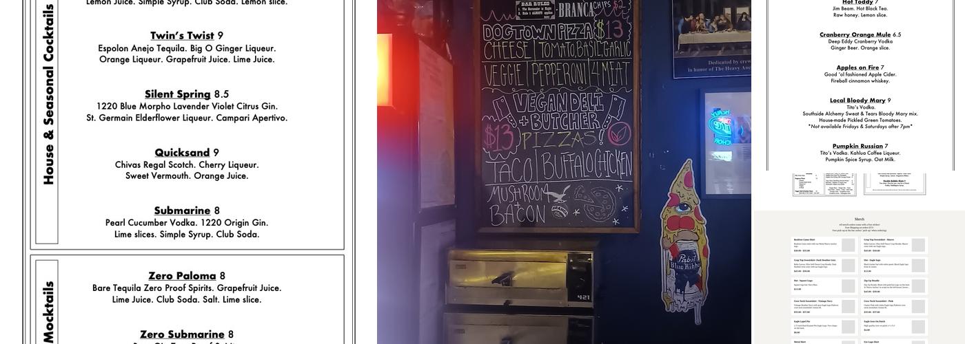 The Heavy Anchor Menu