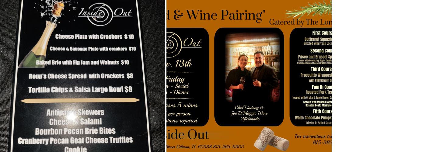 Inside Out Menu