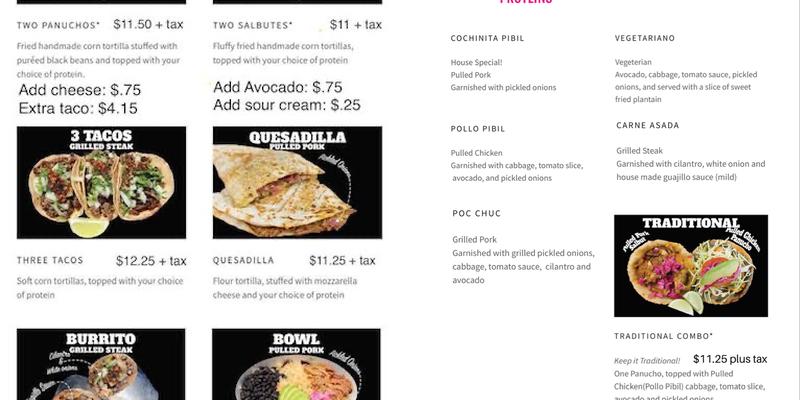 Jaxson Menu