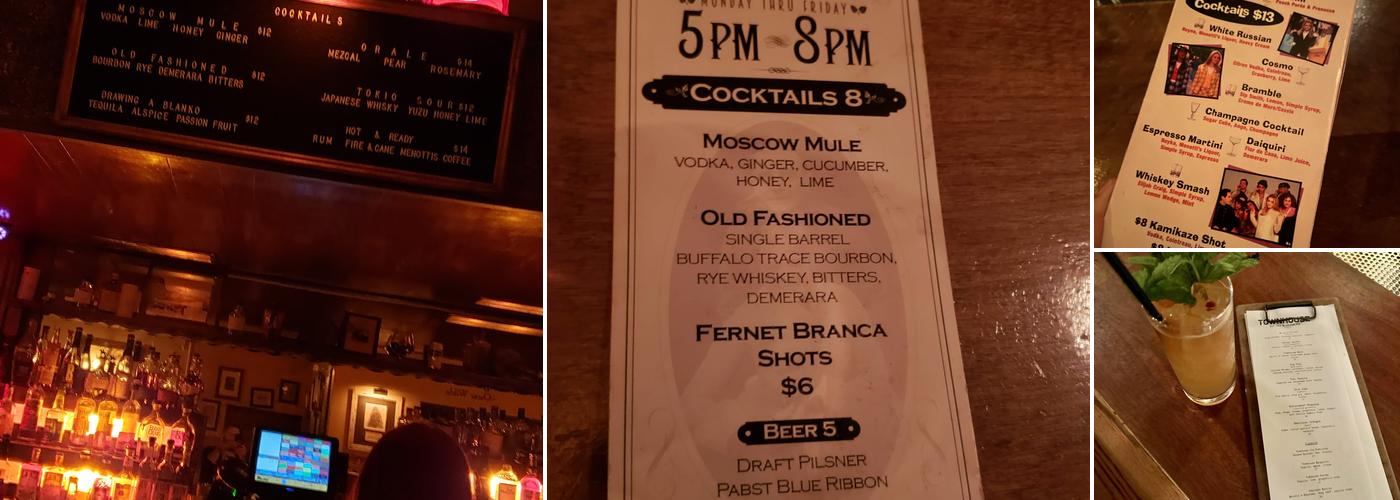 Townhouse Venice Menu