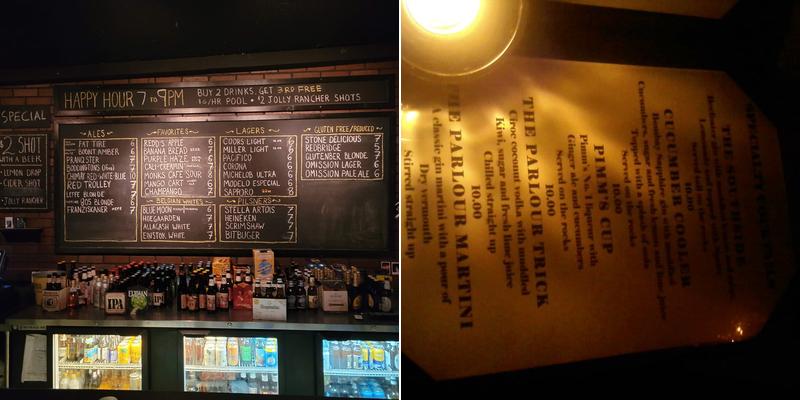 Oaks Hollywood Menu