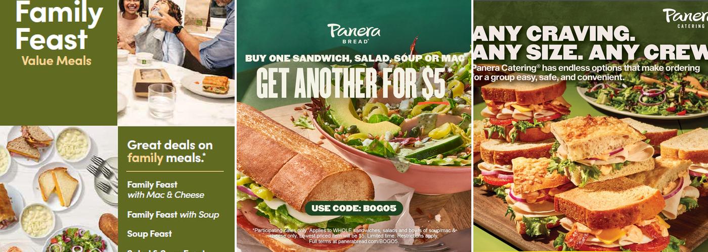 Panera Bread Menu