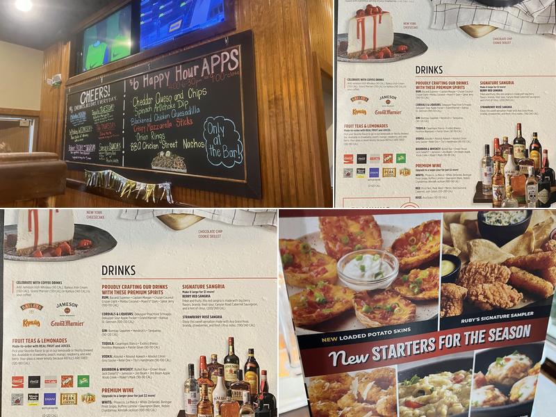 Ruby Tuesday Menu
