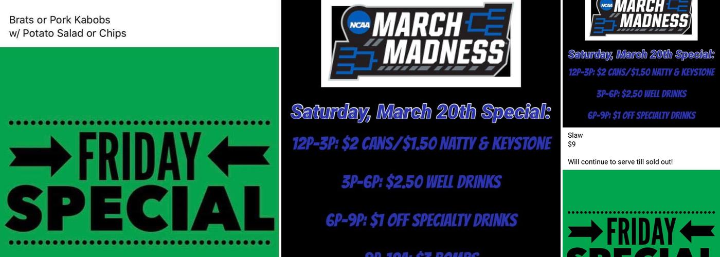 Longnecker's Batchtown Tavern Menu