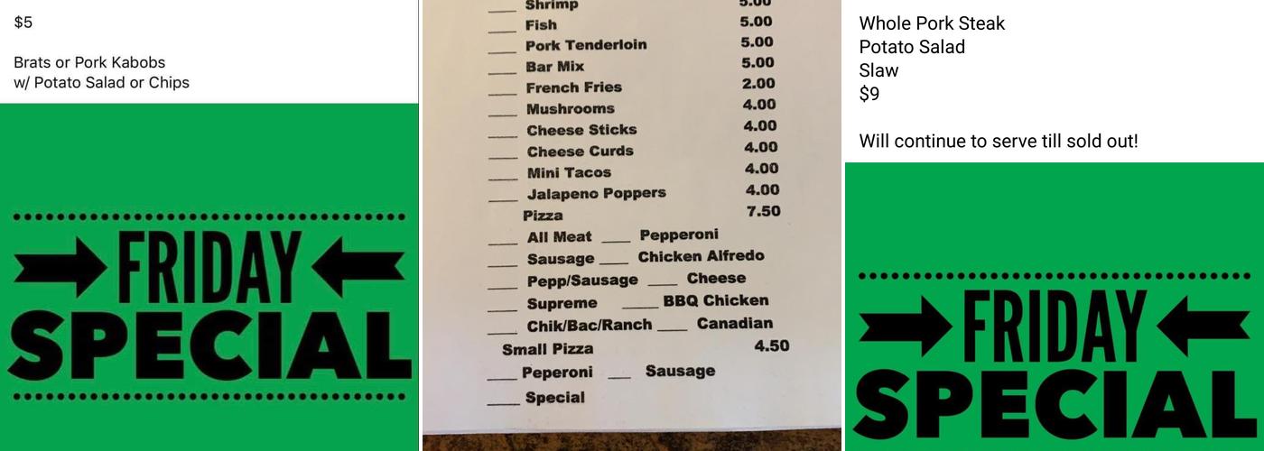 Longnecker's Batchtown Tavern Menu