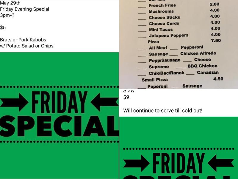 Longnecker's Batchtown Tavern Menu