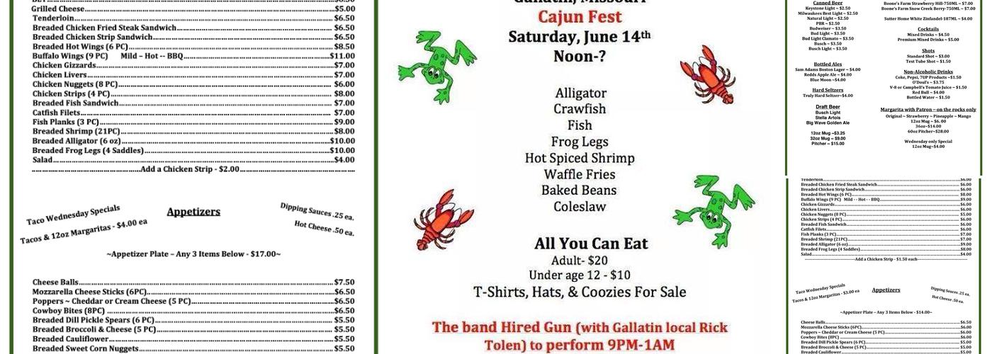 Southside Tavern & Grill Menu