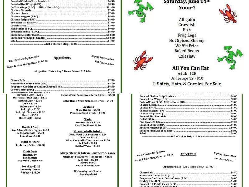 Southside Tavern & Grill Menu
