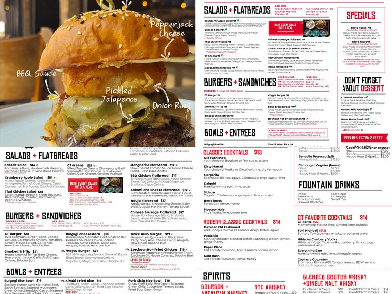 Common Theory Menu