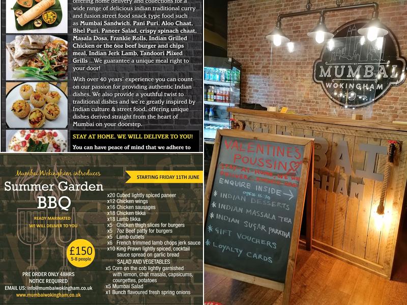 Mumbai Wokingham Menu