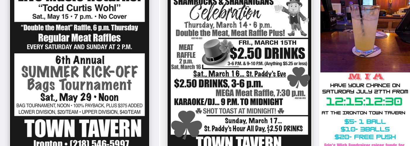 Town Tavern Menu