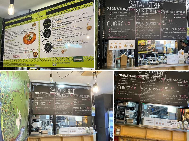 Satay Street Café Menu