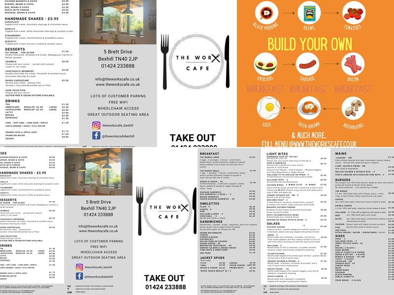 The Works Cafe Menu
