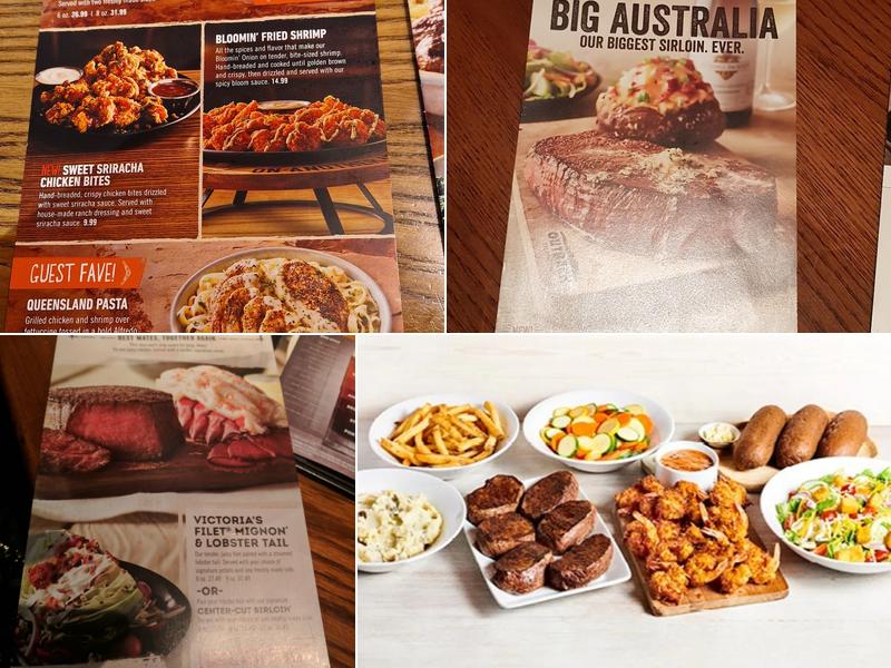Outback Steakhouse Menu
