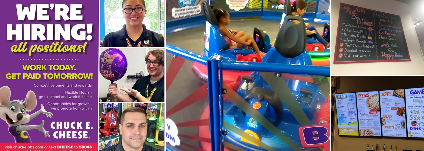 Chuck E. Cheese Menu