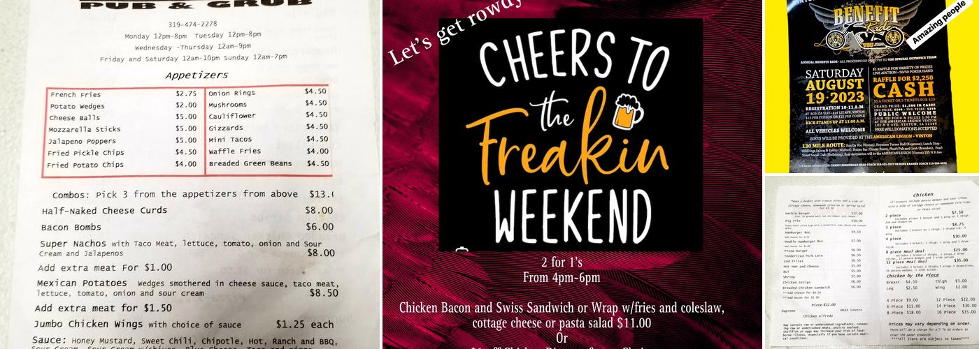 Phat's Pub & Grub Menu