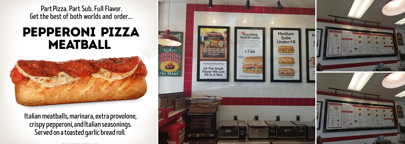 Firehouse Subs 4Th St. Pavillion Menu
