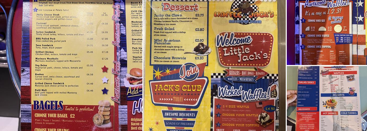 Waffle Jack's American Diner Menu