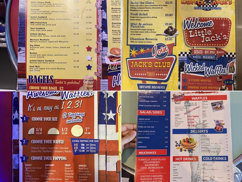 Waffle Jack's American Diner Menu