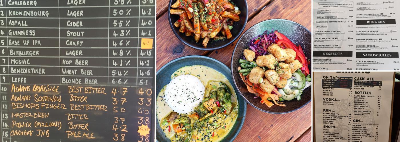 Oliver Cromwell Menu