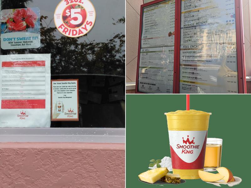 Smoothie King Menu
