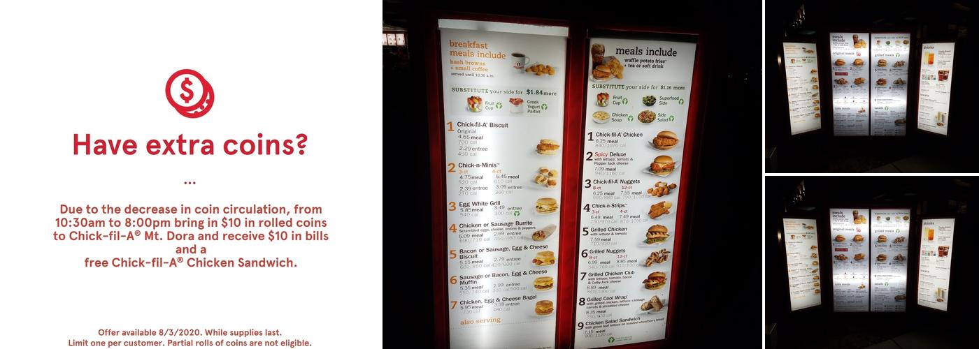 Chick-fil-A Menu