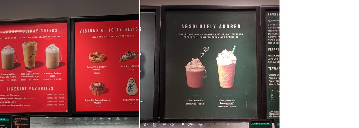 Starbucks Menu