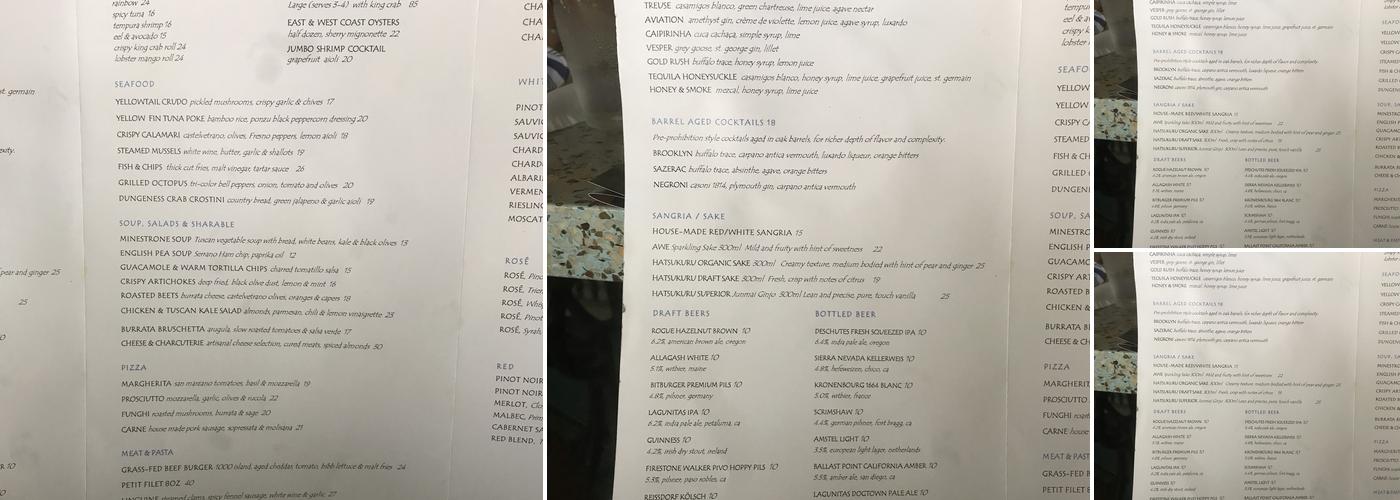 Catch Menu