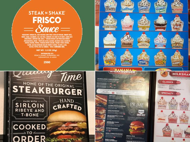 Steak 'n Shake Menu