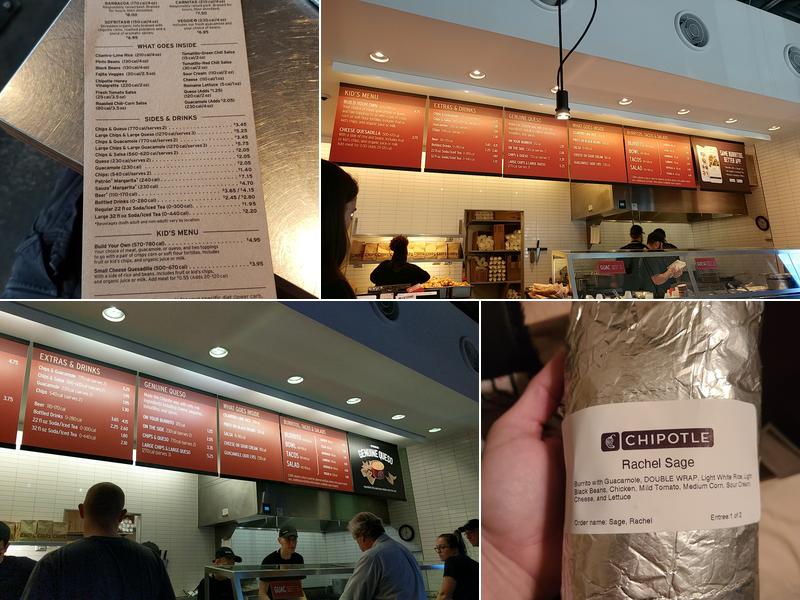 Chipotle Mexican Grill Menu