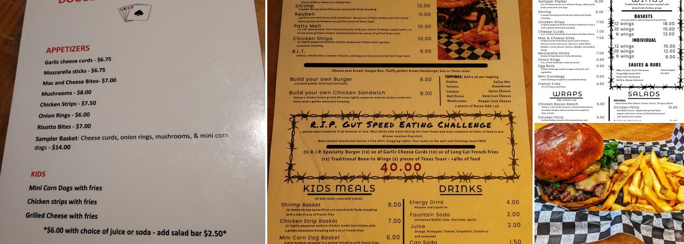 The Section Line Bar & Grill Menu