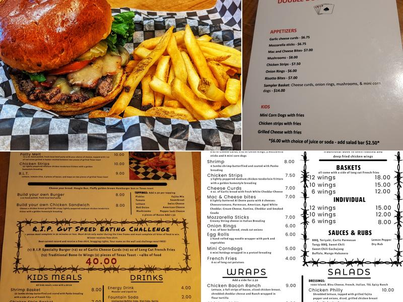 The Section Line Bar & Grill Menu