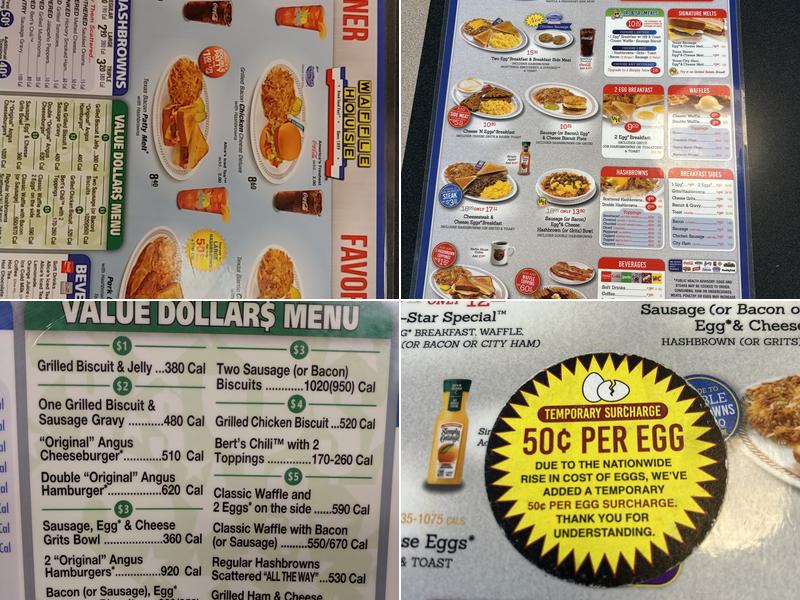 Waffle House Menu